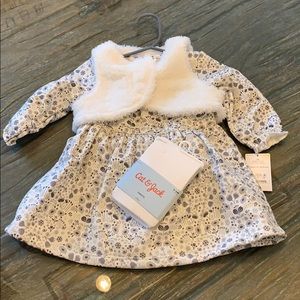 Just one you 9 Month winter dress w/ tights